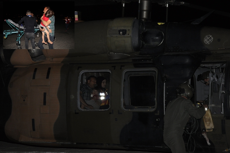 Hakkari’de beyin kanaması geçiren çocuk askeri helikopterle hastaneye yetiştirildi