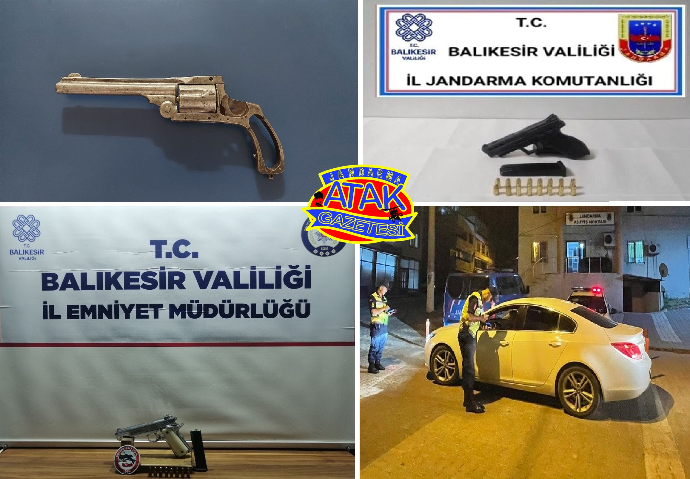 Balıkesir'de jandarma ve polisten 'Huzur' operasyonu