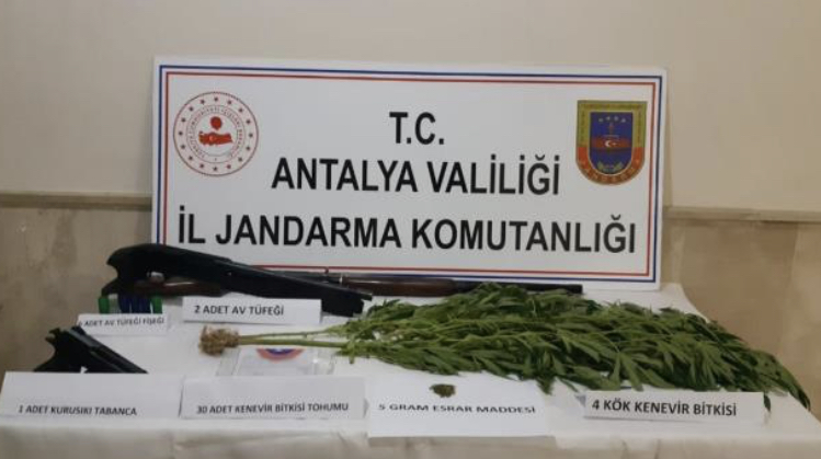 Antalya'da uyuşturucu operasyonu