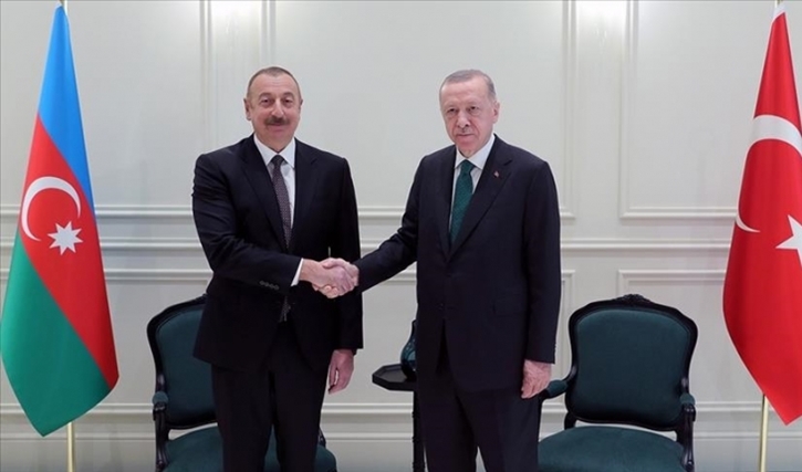 Cumhurbaşkanı Erdoğan, Aliyev ile görüştü 