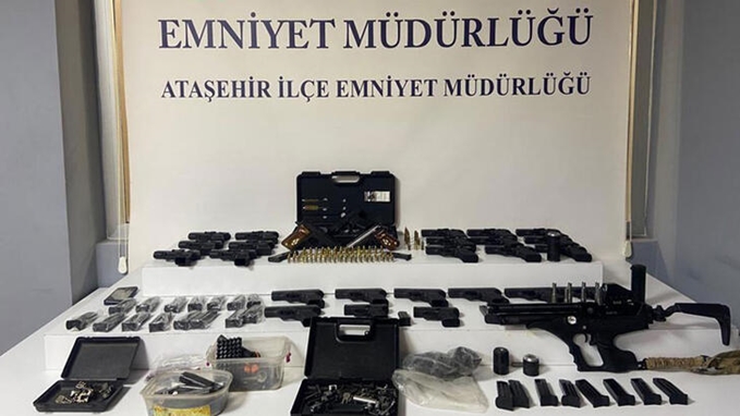 İstanbul'da kaçak silah operasyonu
