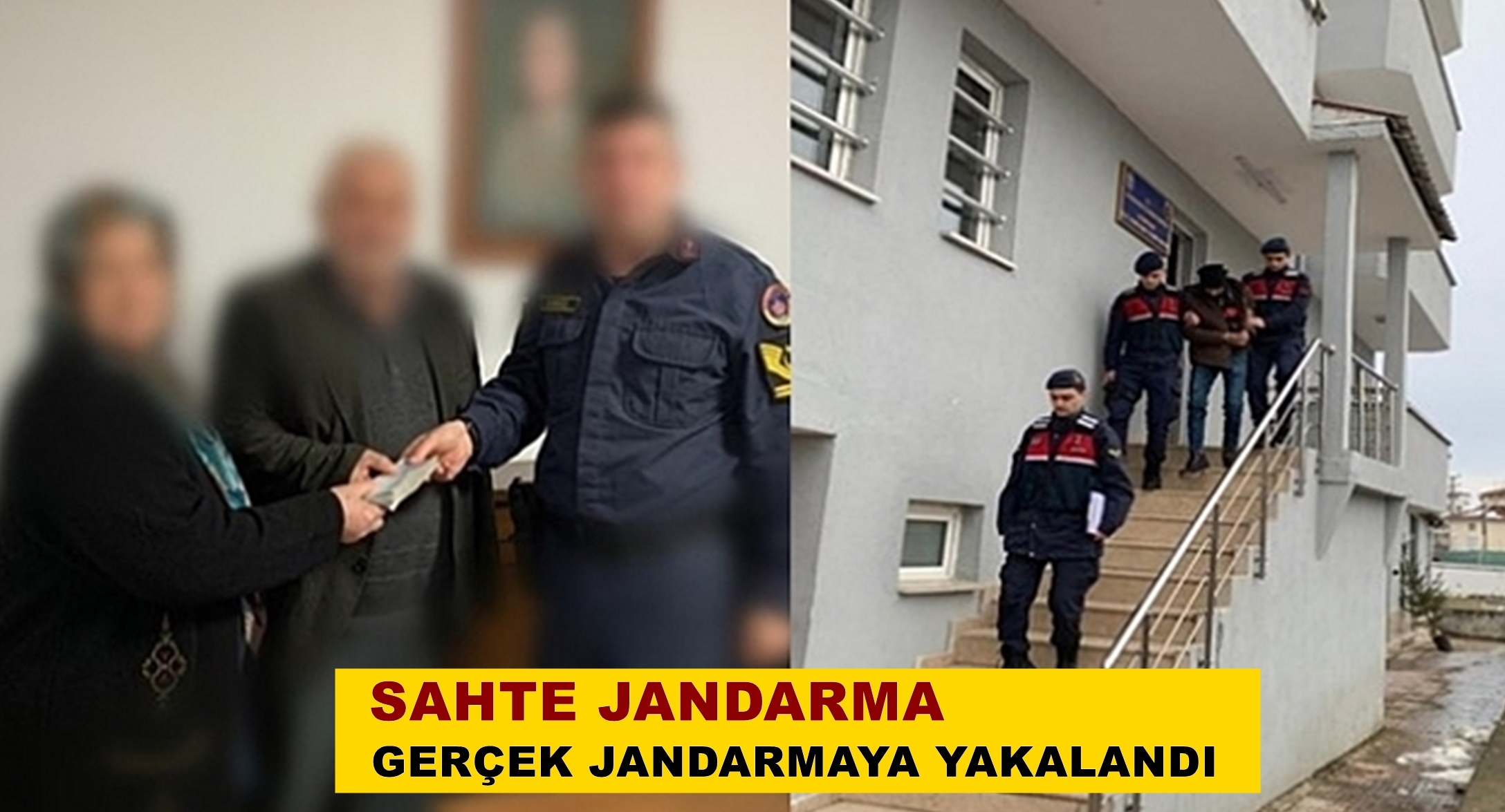 Kütahya'da sahte jandarma, gerçek jandarmaya yakalandı