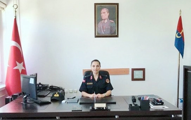 Karaman'ın Ayrancı ilçesinin Komutanı Elif Baltacıoğlu oldu