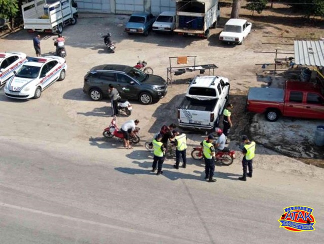 Antalya’da motosikletlere yönelik denetim