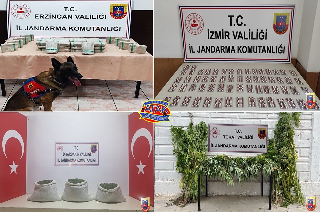 Jandarma uyuşturucuya geçit vermedi