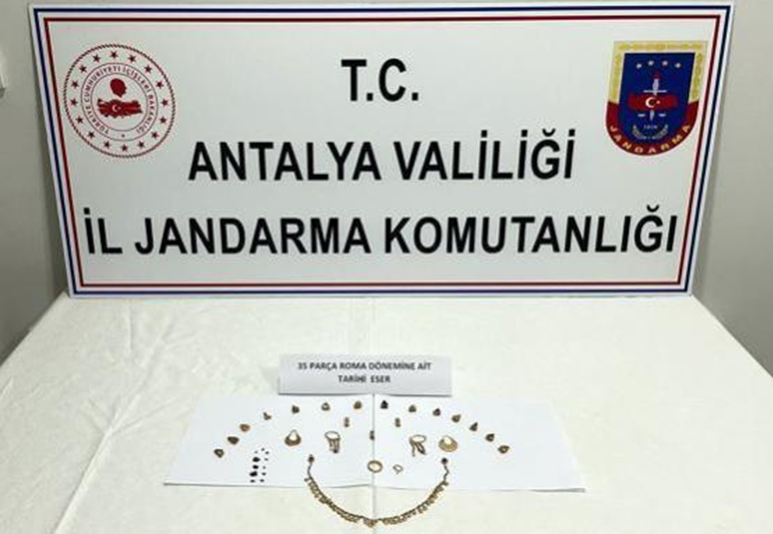 Antalya'da tarihi eser kaçakçılığı operasyonu