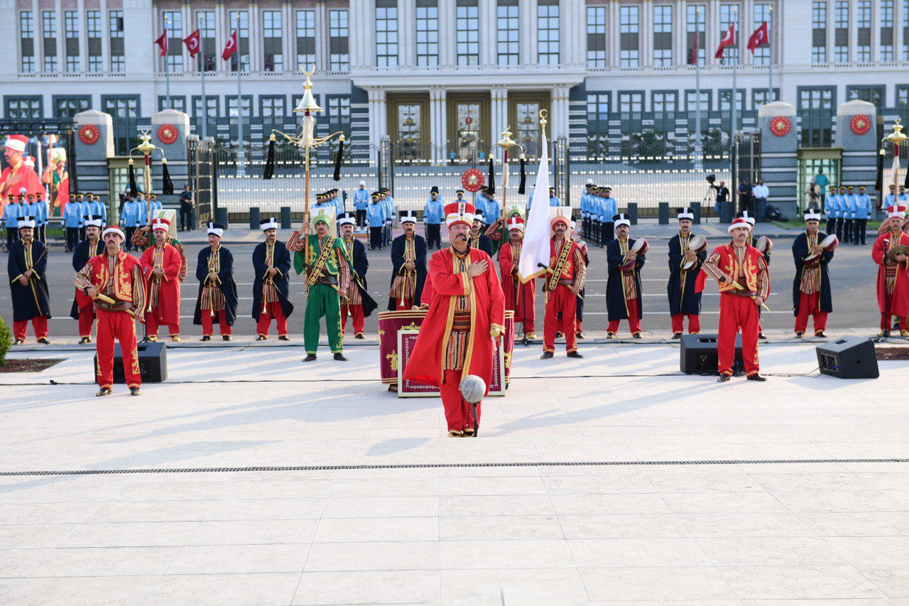 Cumhurbaşkanlığı Muhafız Alayı Bando Konseri ve Nöbet Değişimi Töreni gerçekleştirildi