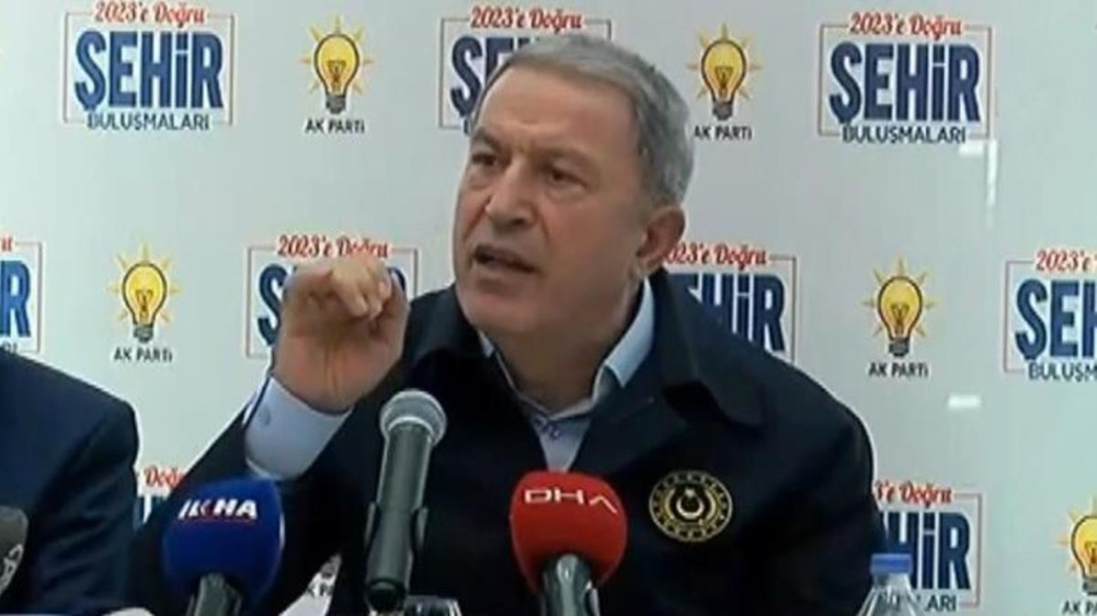 Bakan Akar sınırdan açıkladı: Kandil'e hava harekatı yapıldı, 16 mağara imha edildi