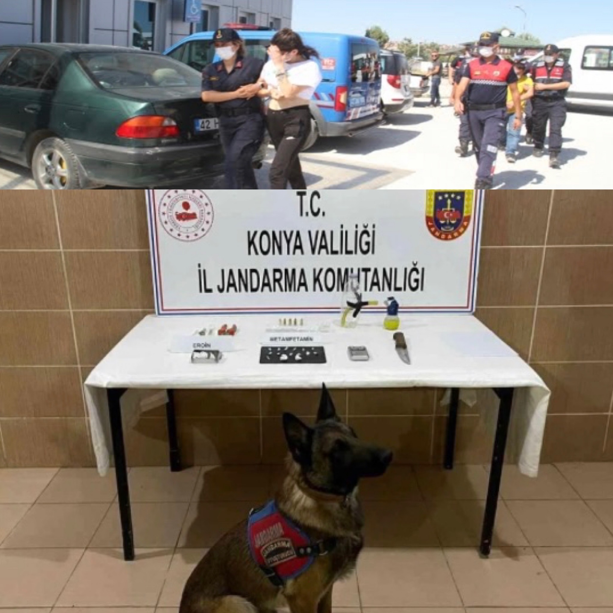 Konya Jandarma’dan zehir tacirlerine operasyon