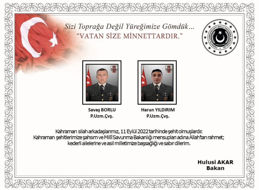 Pençe Kilit'ten acı haber: 2 asker şehit oldu, 4 asker yaralandı