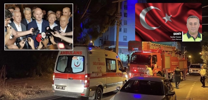 Mersin’de kalleş saldırıda ağır yaralanan polis şehit düştü