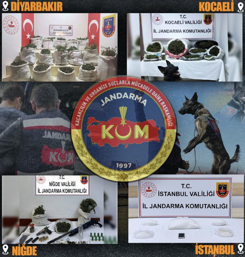 Jandarmadan uyuşturucu operasyonu