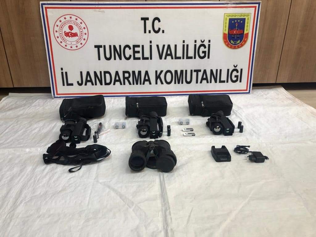 Tunceli'de çok miktarda yaşam malzemesi ele geçirildi