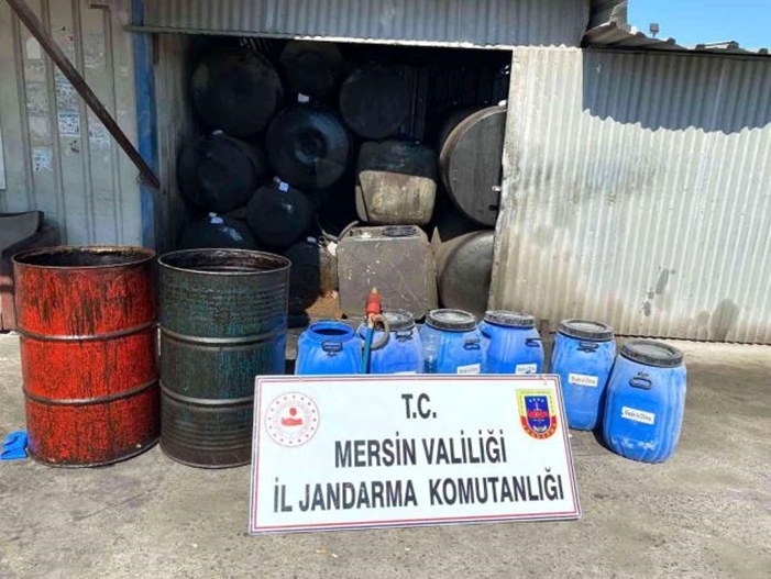 Mersin'de kaçak akaryakıt operasyonu: 5 gözaltı