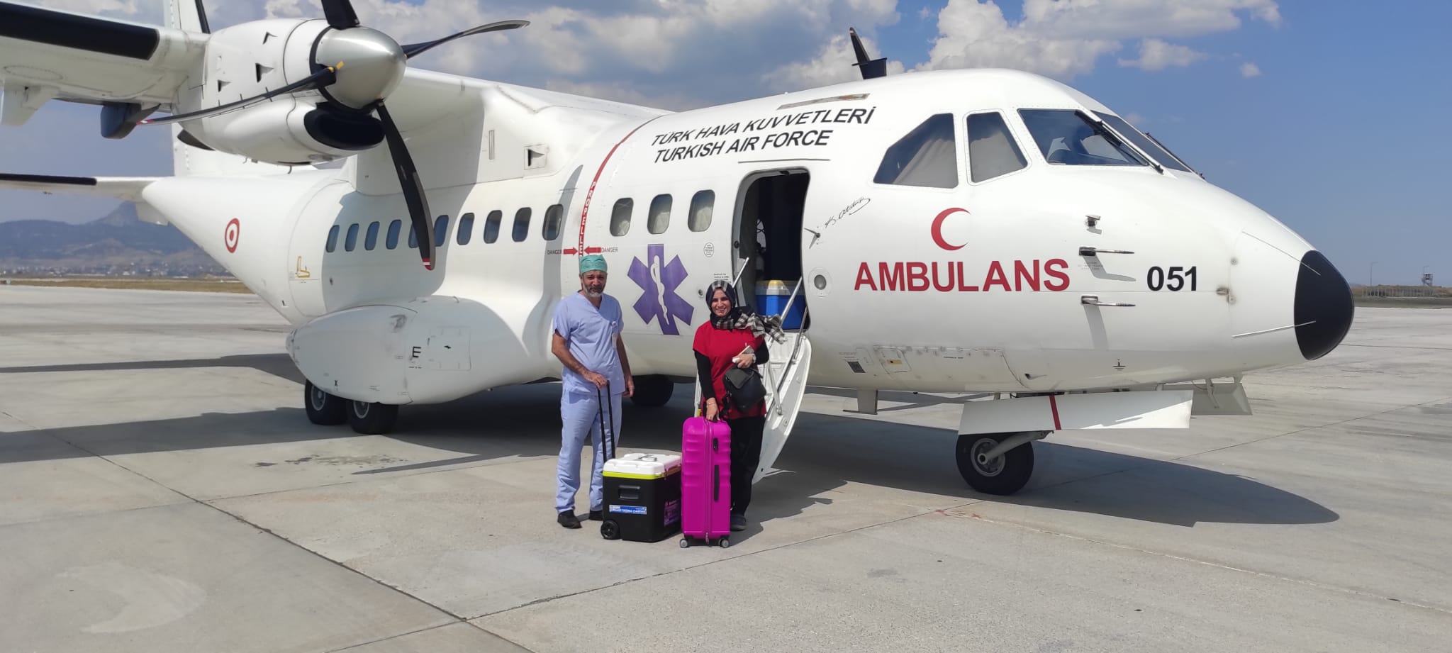 MSB; Organ nakli bekleyen hastaya ambulans uçakla akciğer grefti ulaştırıldı