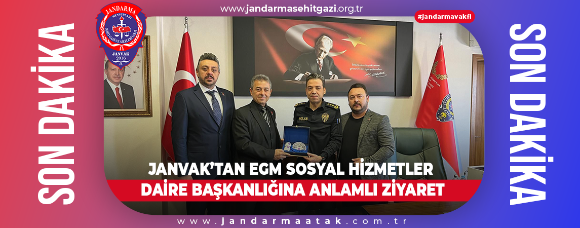 JANVAK’TAN EGM SOSYAL HİZMETLER DAİRE BAŞKANLIĞINA ANLAMLI ZİYARET