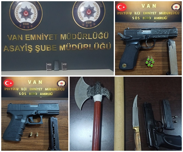 Van'da çeşitli suçlardan aranan 27 kişi tutuklandı